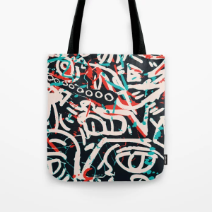 Street Art Graphic Tote