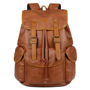 Leather Street Backpack